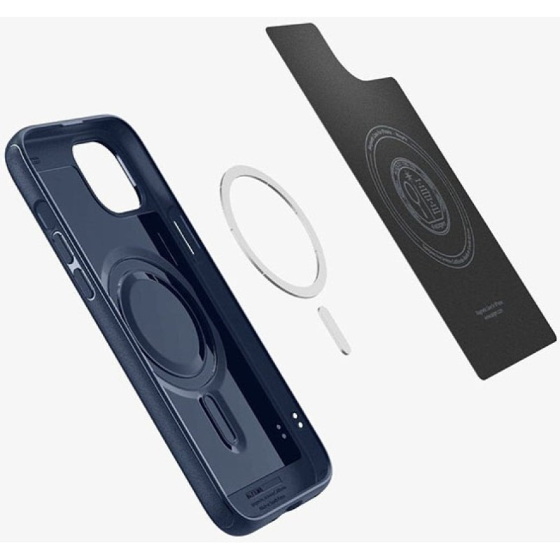 Чохол Spigen для Apple iPhone 15 Mag Armor MagFit, Navy Blue