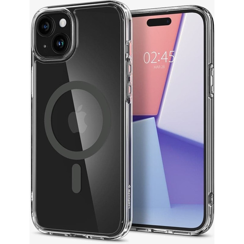 Чохол Spigen для iPhone 15 Plus Ultra Hybrid MagFit, Graphite