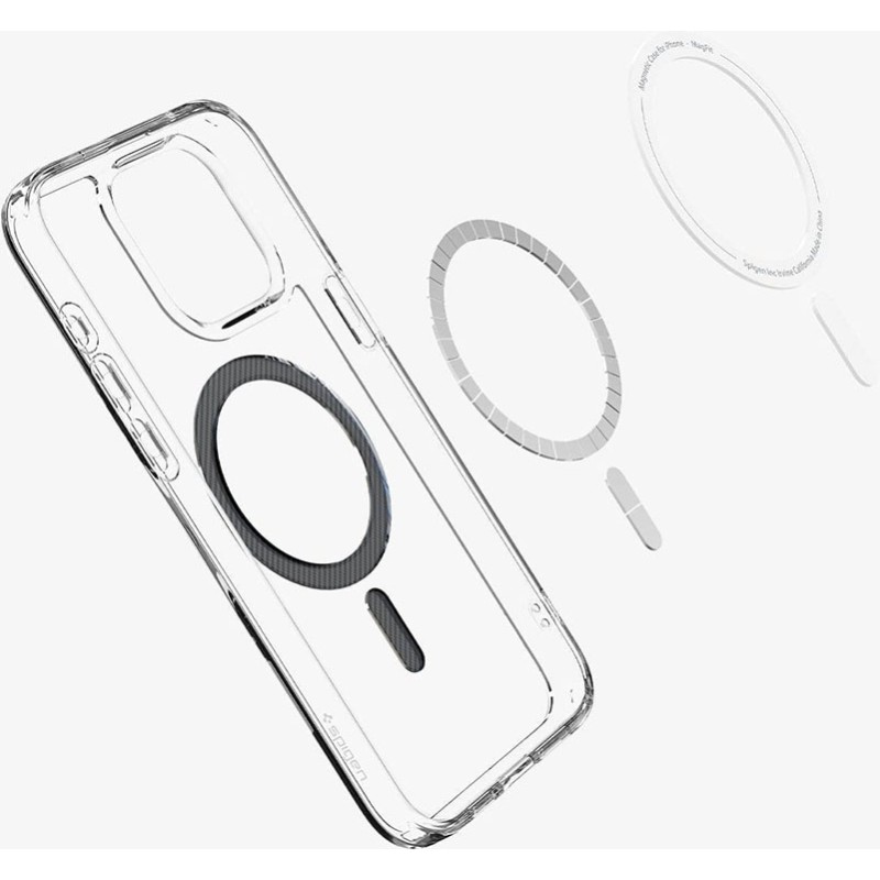 Чохол Spigen для Apple iPhone 15 Pro Max Ultra Hybrid MagFit, Carbon Fiber