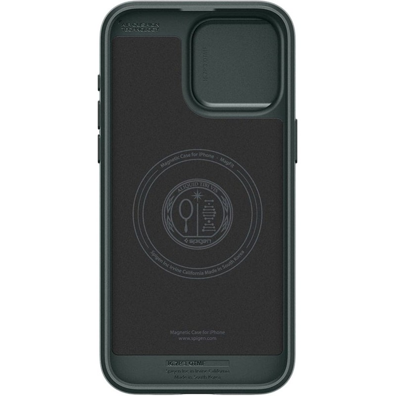 Чохол Spigen для Apple iPhone 15 Pro Optik Armor MagFit, Abyss Green