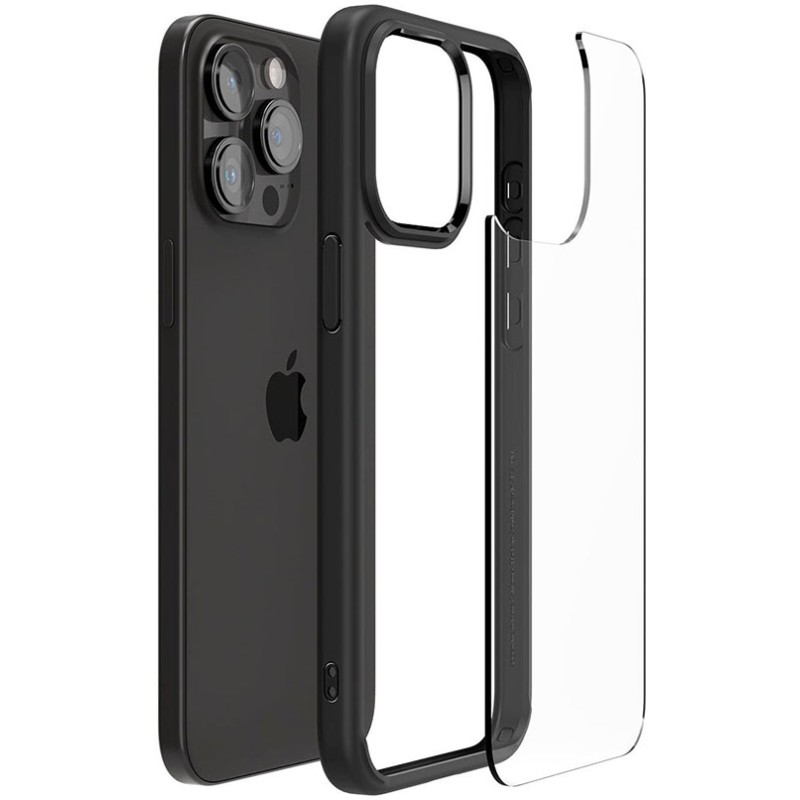 Чохол Spigen для Apple iPhone 15 Pro Ultra Hybrid, Matte Black