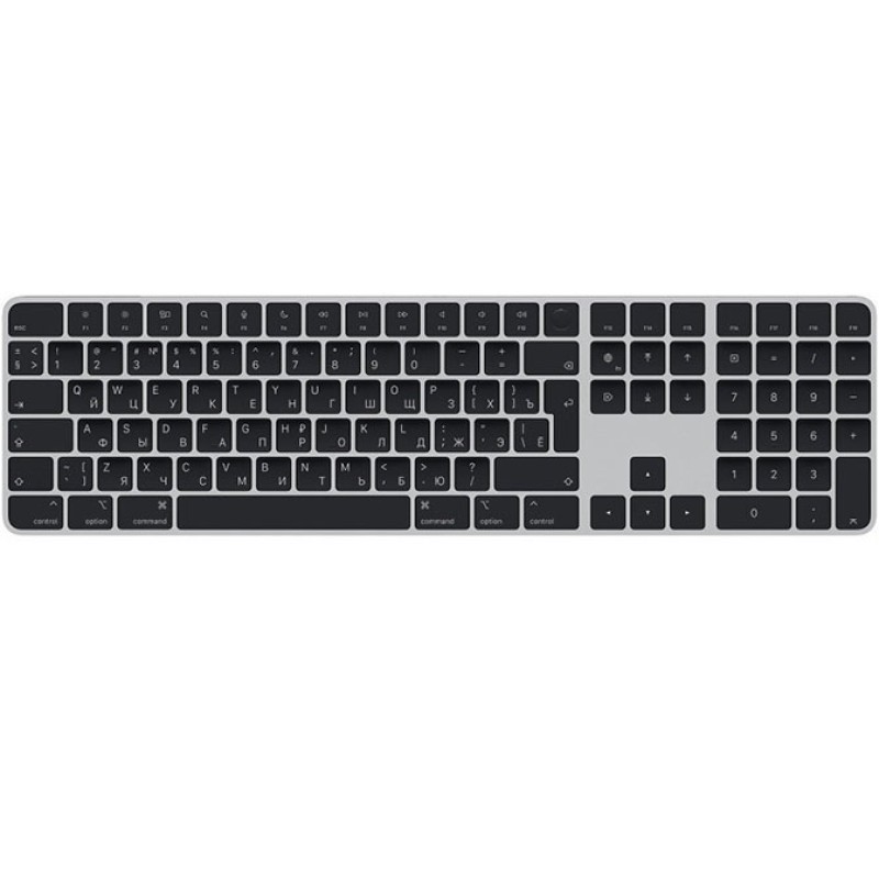 Клавіатура Apple Magic Keyboard with Touch ID та цифровою панеллю, Black Keys RU