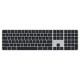 Клавіатура Apple Magic Keyboard with Touch ID та цифровою панеллю, Black Keys Ukrainian