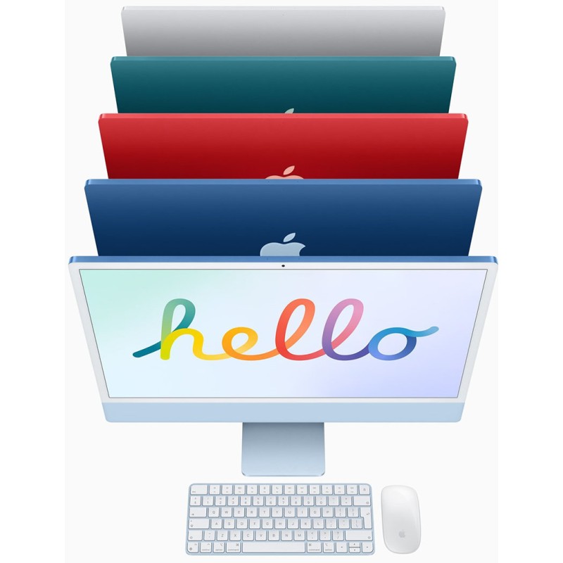 Моноблок Apple iMac 24"Retina 4.5K 256GB 7GPU Blue 2021