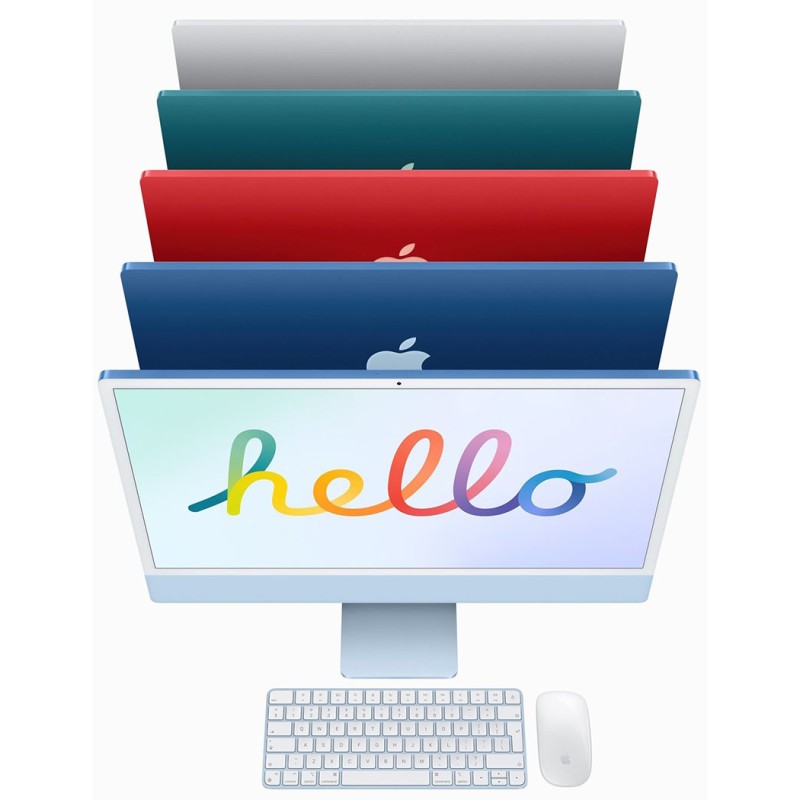 Моноблок Apple iMac 24"Retina 4.5K 256GB 7GPU Silver 2021