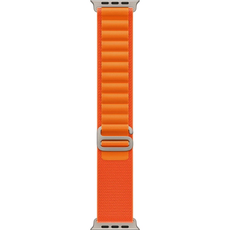 Ремінець Apple Watch 49mm Orange Alpine Loop – Medium