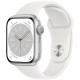 Смартгодинник Apple Watch Series 8 GPS 41mm Silver Aluminium Case with White Sport Band