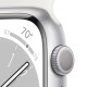 Смартгодинник Apple Watch Series 8 GPS 41mm Silver Aluminium Case with White Sport Band
