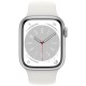 Смартгодинник Apple Watch Series 8 GPS 41mm Silver Aluminium Case with White Sport Band
