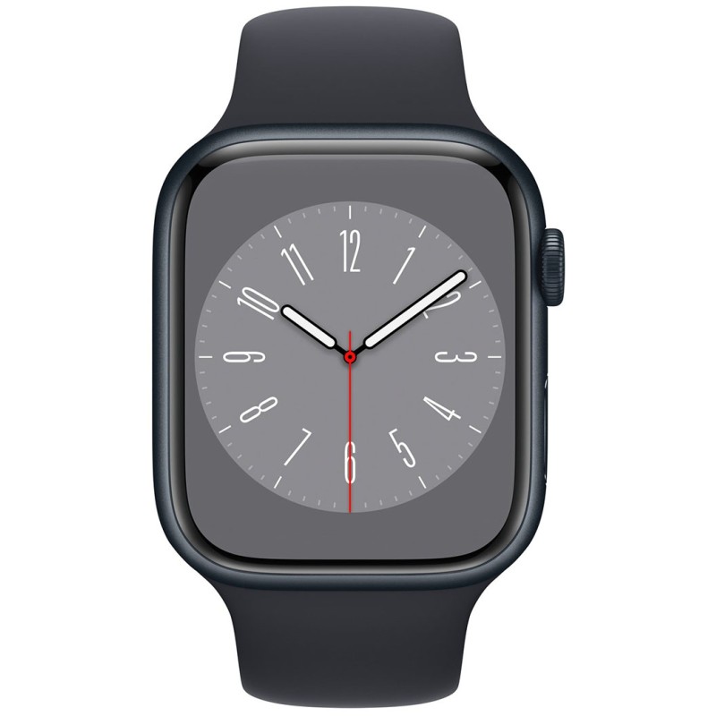 Смартгодинник Apple Watch Series 8 GPS 45mm Midnight Aluminium Case with Midnight Sport Band