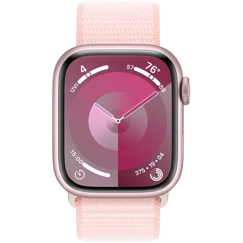 Смартгодинник Apple Watch Series 9 GPS 41mm Pink Aluminium Case with Light Pink Sport Loop