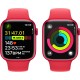 Смартгодинник Apple Watch Series 9 GPS 45mm RED Aluminium Case with RED Sport Band – M/L