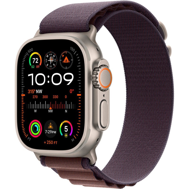 Смартгодинник Apple Watch Ultra 2 GPS + Cellular, 49mm Titanium Case with Indigo Alpine Loop – Large