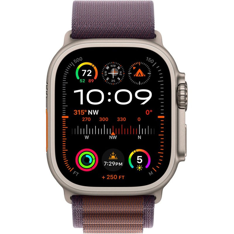 Смартгодинник Apple Watch Ultra 2 GPS + Cellular, 49mm Titanium Case with Indigo Alpine Loop – Medium